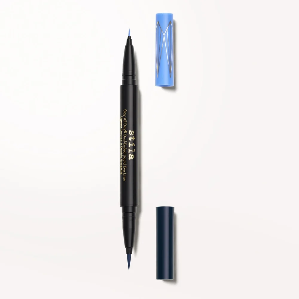Stila All Day Stay Dual-Ended Liquid Eyeliner Midnight Periwinkle Brand New